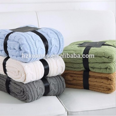 cheap wool acrylic cotton polyester blanket