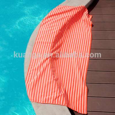 2 person promotional printed round beach towel